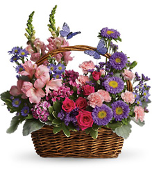 T48-3A Country Basket Blooms 